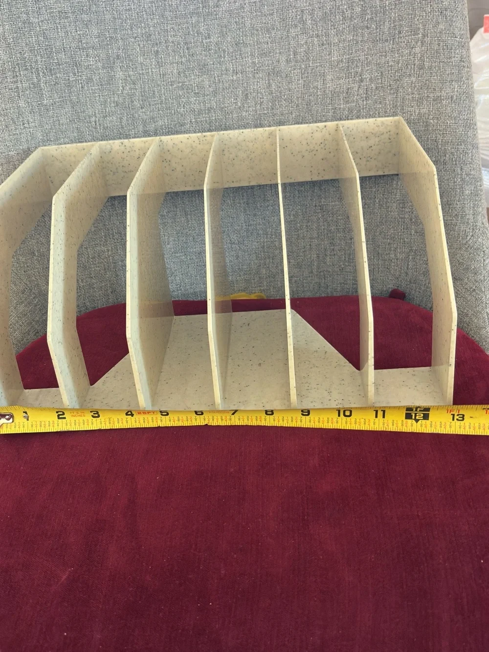 Vintage Rogers 6 Compartments Desk Organizer-13”x10”x6.5” Made in U.S.A
